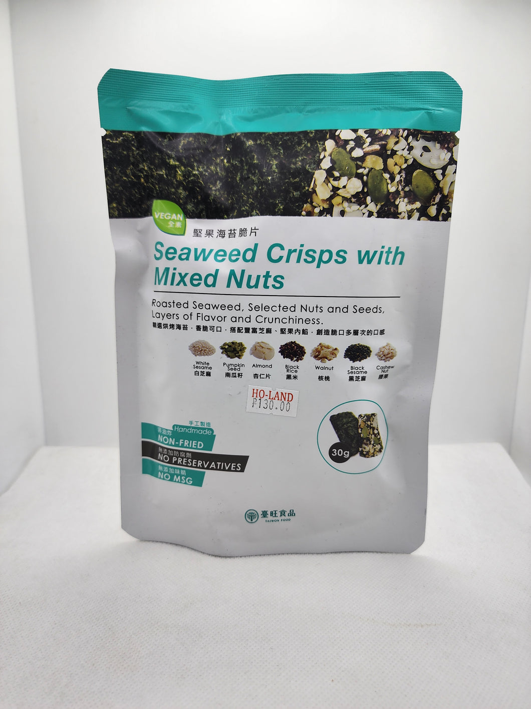 Seaweed Crisps w/ Mixed Nuts